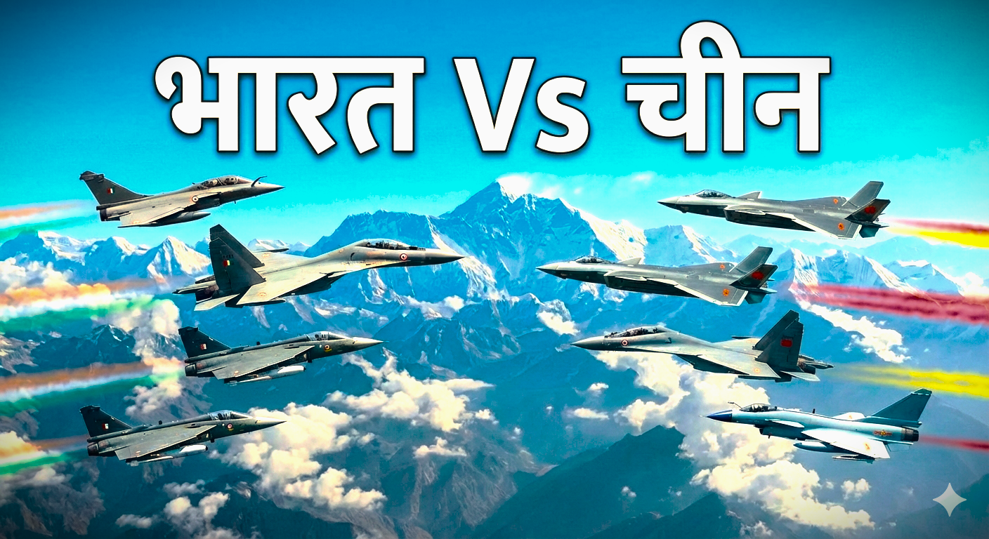 भारत Vs चीन: किस मामले में भारत से मजबूत है चीन की वायुसेना
