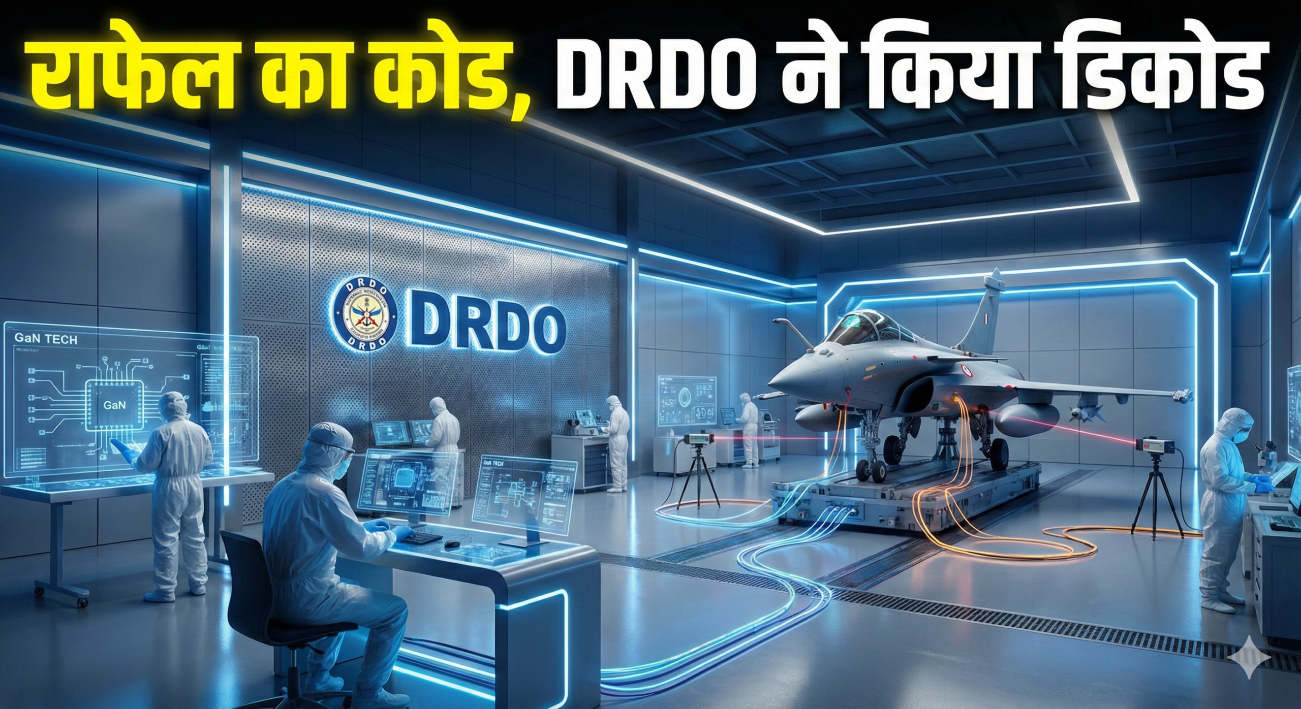 भारत ने तोड़ा राफेल का ‘सीक्रेट कोड’: DRDO की स्वदेशी Gallium Nitride चिप्स बदल देगी IAF की तस्वीर